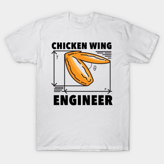 Chicken Wings Lover T-Shirt by TheBestHumorApparel